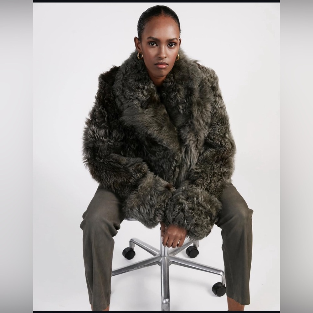 Cropped Fur:Utzon Toscana Shearling